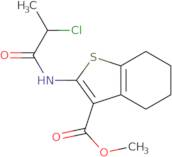 Methyl 2-[(2-chloropropanoyl)amino]-4,5,6,7-tetrahydro-1-benzothiophene-3-carboxylate
