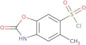 5-Methyl-2-oxo-2,3-dihydro-1,3-benzoxazole-6-sulfonyl chloride