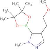 4-(2-Methoxyethyl)-1-methyl-5-(4,4,5,5-tetramethyl-1,3,2-dioxaborolan-2-yl)-1H-pyrazole