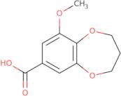 9-Methoxy-3,4-dihydro-2H-1,5-benzodioxepine-7-carboxylic acid