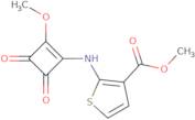 Methyl 2-[(2-methoxy-3,4-dioxocyclobut-1-en-1-yl)amino]thiophene-3-carboxylate