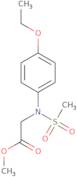 Methyl N-(4-ethoxyphenyl)-N-(methylsulfonyl)glycinate