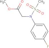 Methyl N-(4-fluorophenyl)-N-(methylsulfonyl)glycinate