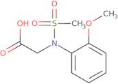 N-(2-Methoxyphenyl)-N-(methylsulfonyl)glycine