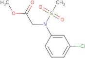 Methyl N-(3-chlorophenyl)-N-(methylsulfonyl)glycinate