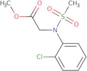 Methyl N-(2-chlorophenyl)-N-(methylsulfonyl)glycinate