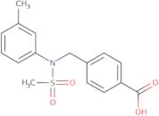 4-{[(3-Methylphenyl)(methylsulfonyl)amino]methyl}benzoic acid