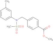 Methyl 4-{[(3-methylphenyl)(methylsulfonyl)amino]methyl}benzoate