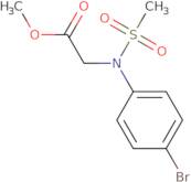 Methyl N-(4-bromophenyl)-N-(methylsulfonyl)glycinate