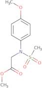 Methyl N-(4-methoxyphenyl)-N-(methylsulfonyl)glycinate