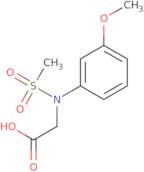 N-(3-Methoxyphenyl)-N-(methylsulfonyl)glycine