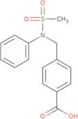 4-{[(Methylsulfonyl)(phenyl)amino]methyl}benzoic acid