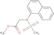 Methyl N-(methylsulfonyl)-N-1-naphthylglycinate