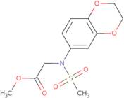 Methyl N-(2,3-dihydro-1,4-benzodioxin-6-yl)-N-(methylsulfonyl)glycinate