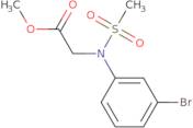 Methyl N-(3-bromophenyl)-N-(methylsulfonyl)glycinate