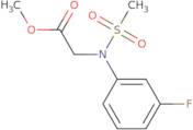 Methyl N-(3-fluorophenyl)-N-(methylsulfonyl)glycinate