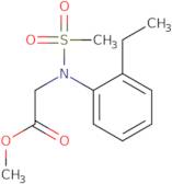 Methyl N-(2-ethylphenyl)-N-(methylsulfonyl)glycinate