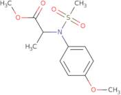 Methyl N-(4-methoxyphenyl)-N-(methylsulfonyl)alaninate