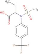 2-{(Methylsulfonyl)[4-(trifluoromethyl)phenyl]amino}butanoic acid