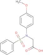 N-(4-Methoxyphenyl)-N-(phenylsulfonyl)glycine