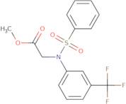 Methyl N-(phenylsulfonyl)-N-[3-(trifluoromethyl)phenyl]glycinate