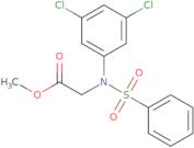 Methyl N-(3,5-dichlorophenyl)-N-(phenylsulfonyl)glycinate