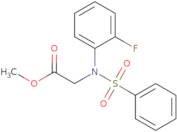 Methyl N-(2-fluorophenyl)-N-(phenylsulfonyl)glycinate