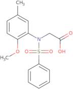 N-(2-Methoxy-5-methylphenyl)-N-(phenylsulfonyl)glycine