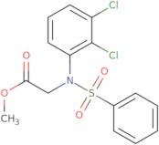 Methyl N-(2,3-dichlorophenyl)-N-(phenylsulfonyl)glycinate