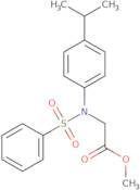 Methyl N-(4-isopropylphenyl)-N-(phenylsulfonyl)glycinate