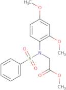 Methyl N-(2,4-dimethoxyphenyl)-N-(phenylsulfonyl)glycinate