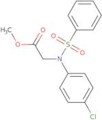 Methyl N-(4-chlorophenyl)-N-(phenylsulfonyl)glycinate