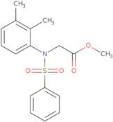 Methyl N-(2,3-dimethylphenyl)-N-(phenylsulfonyl)glycinate