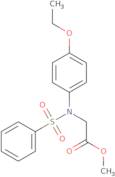 Methyl N-(4-ethoxyphenyl)-N-(phenylsulfonyl)glycinate