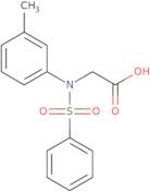 N-(3-Methylphenyl)-N-(phenylsulfonyl)glycine