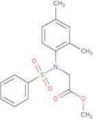 Methyl N-(2,4-dimethylphenyl)-N-(phenylsulfonyl)glycinate