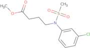 Methyl 4-[(3-chlorophenyl)(methylsulfonyl)amino]butanoate