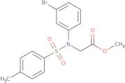 Methyl N-(3-bromophenyl)-N-[(4-methylphenyl)sulfonyl]glycinate