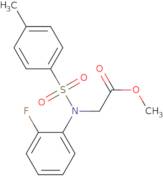 Methyl N-(2-fluorophenyl)-N-[(4-methylphenyl)sulfonyl]glycinate