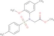 Methyl N-(2-methoxy-5-methylphenyl)-N-[(4-methylphenyl)sulfonyl]glycinate