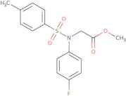 Methyl N-(4-fluorophenyl)-N-[(4-methylphenyl)sulfonyl]glycinate