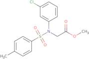 Methyl N-(3-chlorophenyl)-N-[(4-methylphenyl)sulfonyl]glycinate