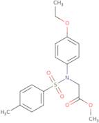 Methyl N-(4-ethoxyphenyl)-N-[(4-methylphenyl)sulfonyl]glycinate