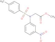 Methyl N-[(4-methylphenyl)sulfonyl]-N-(3-nitrophenyl)glycinate