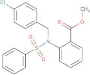 Methyl 2-[(4-chlorobenzyl)(phenylsulfonyl)amino]benzoate