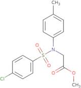 Methyl N-[(4-chlorophenyl)sulfonyl]-N-(4-methylphenyl)glycinate