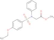 Methyl N-[(4-ethoxyphenyl)sulfonyl]-N-phenylglycinate