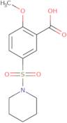 2-Methoxy-5-(piperidin-1-ylsulfonyl)benzoic acid