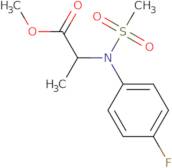 Methyl N-(4-fluorophenyl)-N-(methylsulfonyl)alaninate