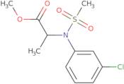 Methyl N-(3-chlorophenyl)-N-(methylsulfonyl)alaninate